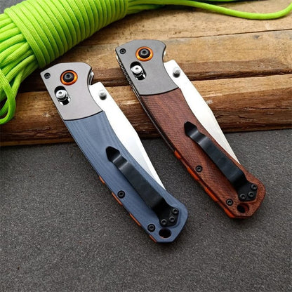 BM15080 Griff aus G10 und Sandelholz Outdoor Klappwerkzeug