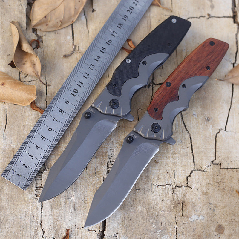 Multifunktionales Outdoor-Klappwerkzeug mit G10 Holzgriff