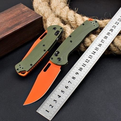 BM15535 Attrezzo pieghevole da esterno con manico G10 verde