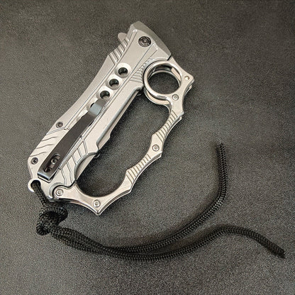 Foldable Aluminum‑Handle 2‑in‑1 Collectible EDC Ornament