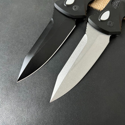 Damascus Steel-clad Aluminum Alloy Handle Outdoor Portable Tool