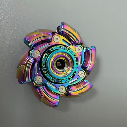 Colorful Split Fidget Spinner Metal Stress Relief Toy