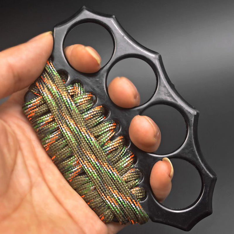 Paracord‑Wrapped Zinc‑Alloy Hobby Collectible Metal Ornament