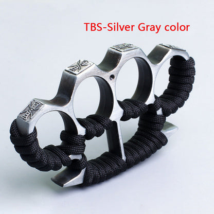 Multicolor Rope‑Wrapped EDC Collectible Pocket Hand Tool