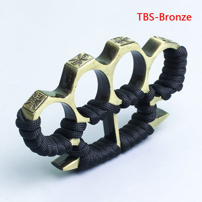 Multicolor Rope‑Wrapped EDC Collectible Pocket Hand Tool