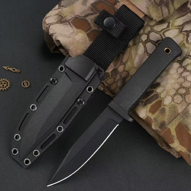 SK-5 49LCKD Stahl schwarz teflonbeschichtetes Outdoor-Werkzeug