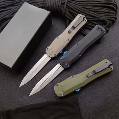 BM3400 G10 Verbundgriff mit mattem Titan-Finish für tragbare Outdoor-Werkzeuge