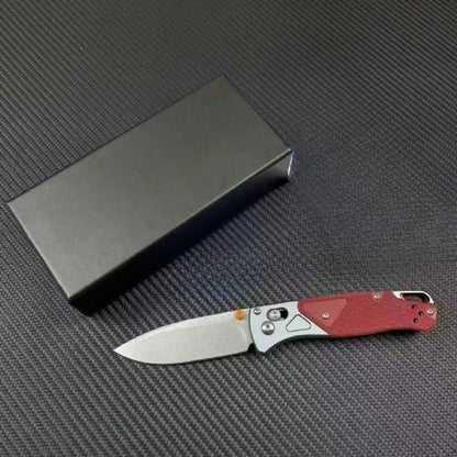 BM535‑09 Red Aviation‑Aluminum & G10 Outdoor Folding EDC Utility Tool