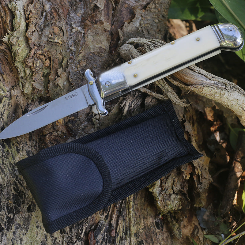 Beef Bone Handle Folding Portable Outdoor Tool