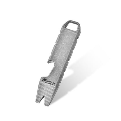 Mini-Flaschenöffner aus Titan, EDC-Tool, Schlüsselanhänger, Rucksack, leicht zu tragen