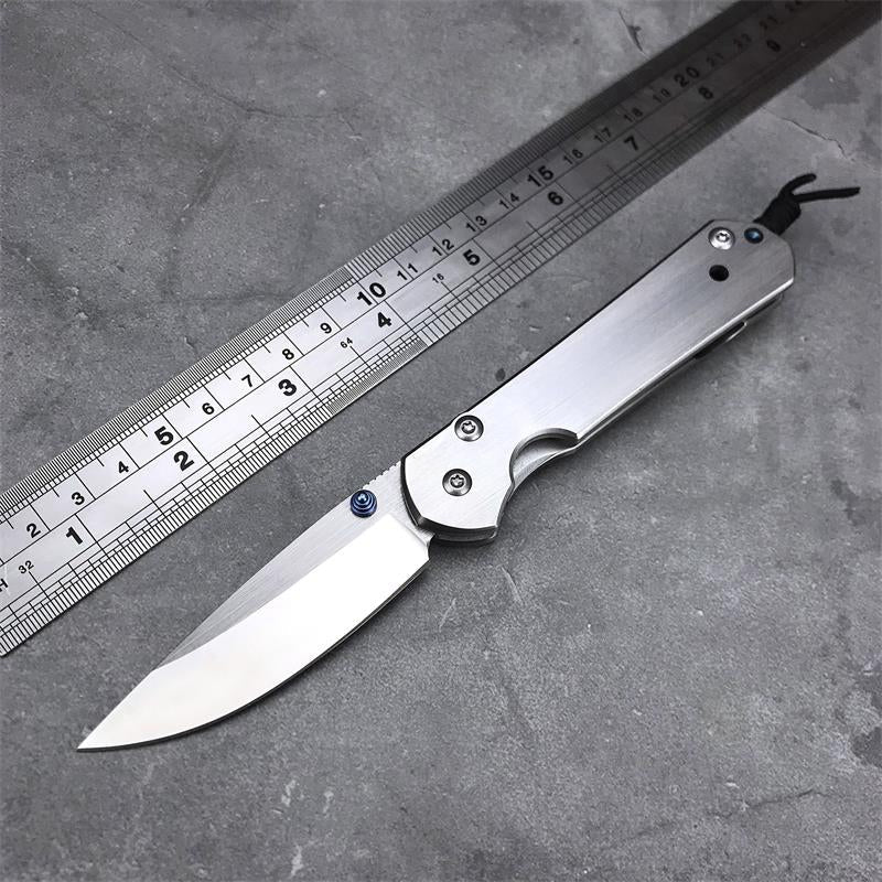 Outdoor faltbares silbernes EDC-Werkzeug mit polierter Oberfläche