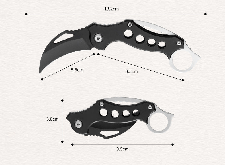 Utensile Pieghevole Portatile EDC Black Bird per Esterni