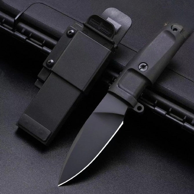 Small N690 DLC Tiger‑Stripe Tricolor Outdoor EDC Utility Tool