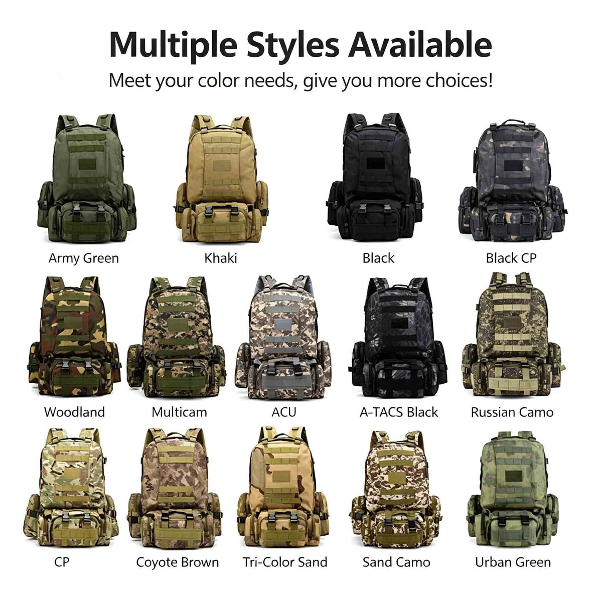 Multifunctional Outdoor Combination Backpack