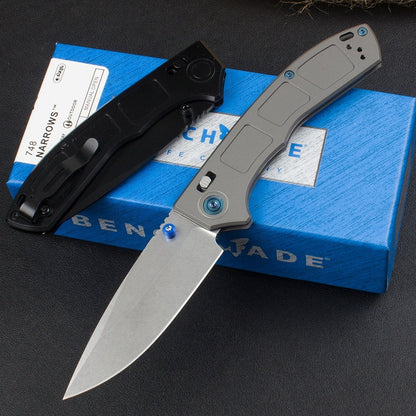 BM748 Titanium Alloy Handle M390 Outdoor Folding Tool
