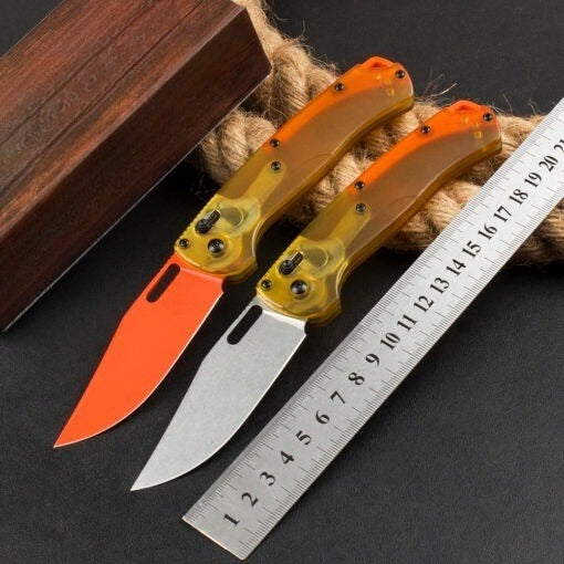 BM15535 Giallo PEI Edizione Trasparente Strumento Pieghevole da Esterno