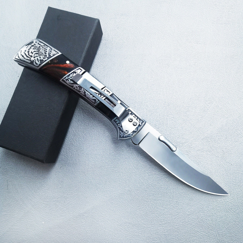 Exquisitely‑Carved Foldable Portable Outdoor EDC Utility Tool