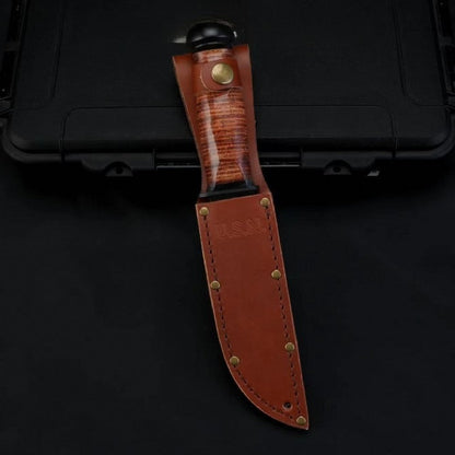 KB2225 Attrezzo da esterno con manico in pelle