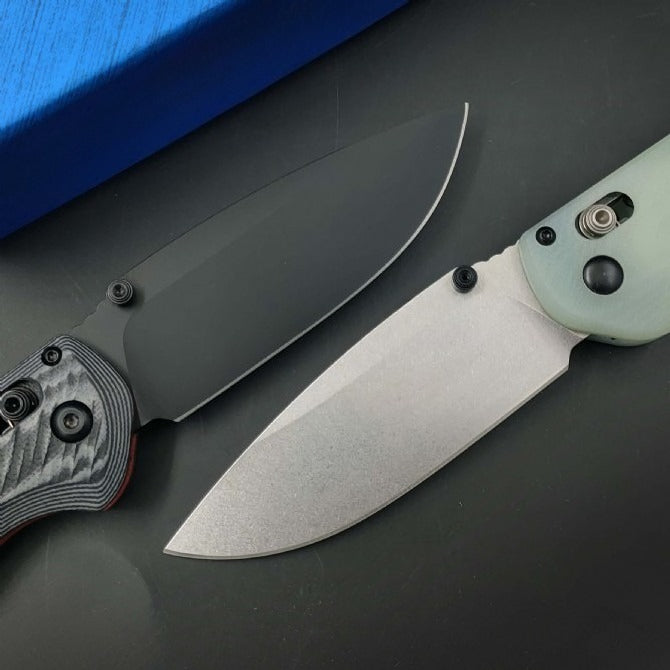 BM560 CPM-M4 Stonewashed Schwarz Titanbeschichtetes Outdoor-Klappwerkzeug