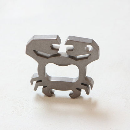 Titan-Kraben-Flaschenöffner EDC Schlüsselanhänger Rucksack-Tool