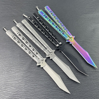 Tragbares Outdoor-Klappwerkzeug aus Edelstahl mit stumpfer Klinge