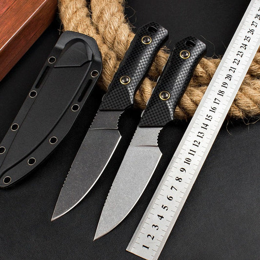 BM15600 Nylon-Fiberglasgriff Stonewashed D2 Stahl Outdoor EDC Werkzeug