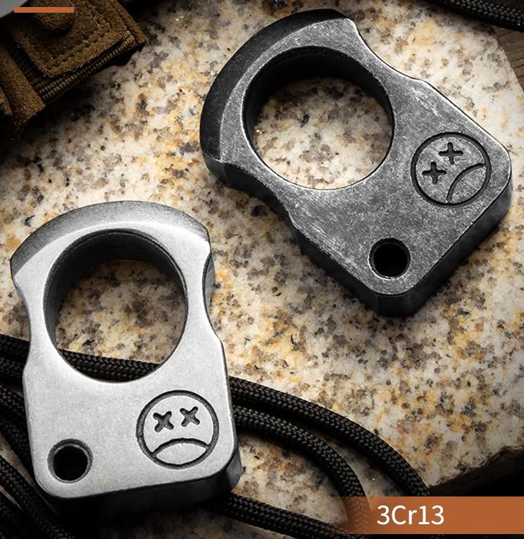 High‑Quality Steel Single Finger Pocket EDC Collectible