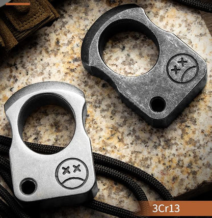 High‑Quality Steel Single Finger Pocket EDC Collectible