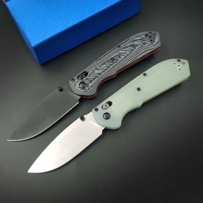 BM560 CPM-M4 Stonewashed Schwarz Titanbeschichtetes Outdoor-Klappwerkzeug