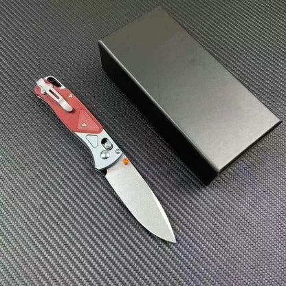 BM535‑09 Red Aviation‑Aluminum & G10 Outdoor Folding EDC Utility Tool