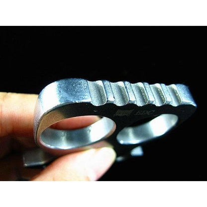 Edelstahl EDC Schlüsselanhänger | Vintage Metall Design