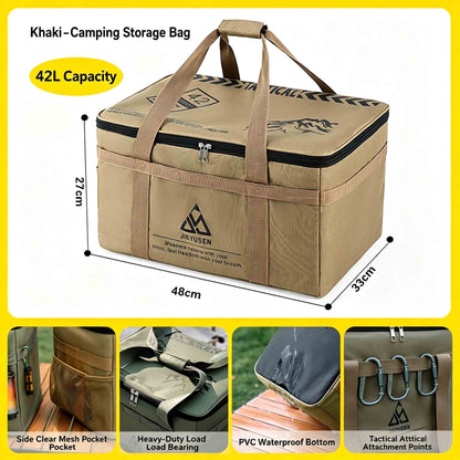 Camping Storage Bag, Large Capacity Cookware Organizer Bag