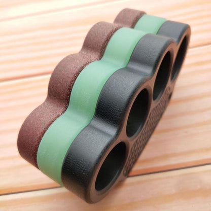 Non-Metal 4-Finger Brass Knuckles Duster Paperweight Self Defense - Tacsafeworld EDC Gadgets - Tacsafeworld EDC Gadgets