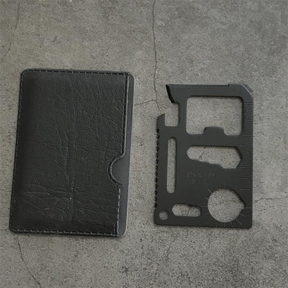 Utensile tascabile multifunzione EDC per esterni a forma di carta