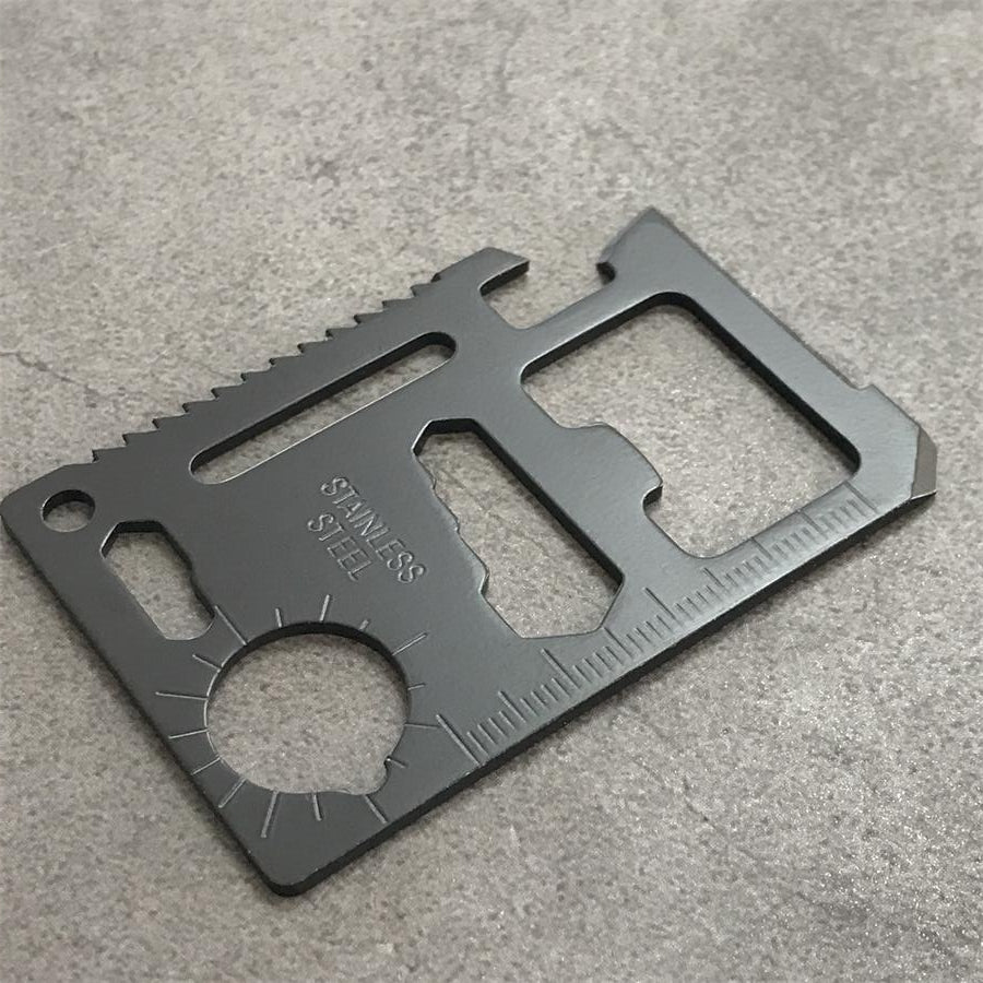 Utensile tascabile multifunzione EDC per esterni a forma di carta