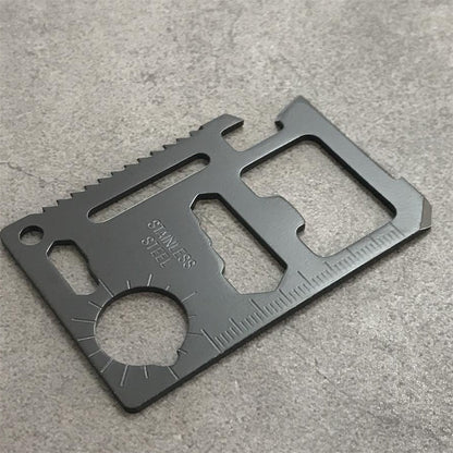Utensile tascabile multifunzione EDC per esterni a forma di carta