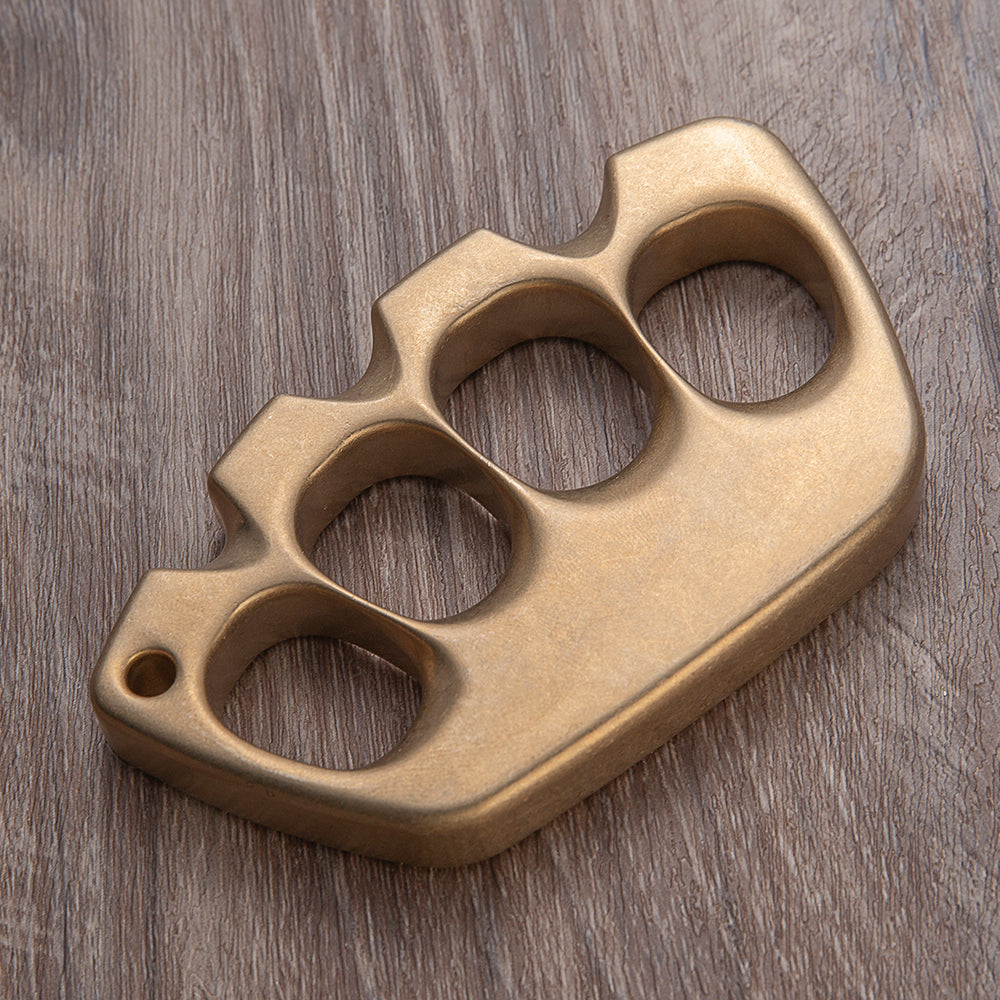 Modell Z Schlagringe aus Kupfer und Messing - Tacsafeworld EDC Gadgets