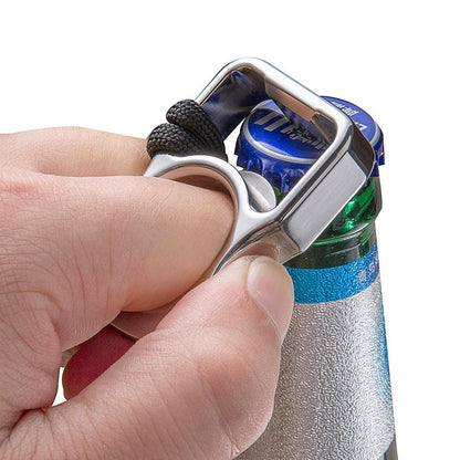 Voll 304 Edelstahl EDC Ring Flaschenöffner Multitool