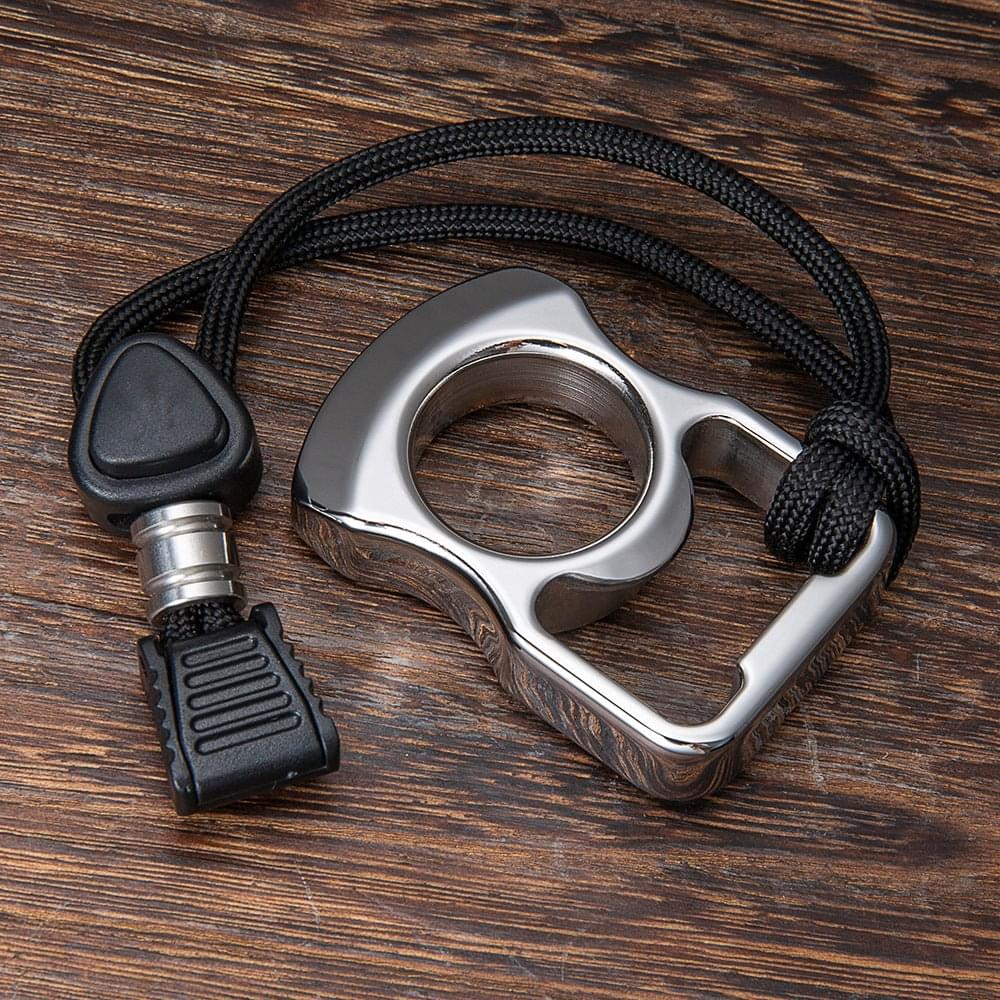 Voll 304 Edelstahl EDC Ring Flaschenöffner Multitool