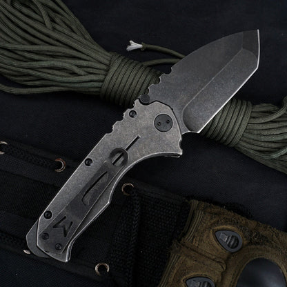 Outdoor Klappbares 9cr18mov Stonewash-Stahl G10 Griff Camping Taschenwerkzeug