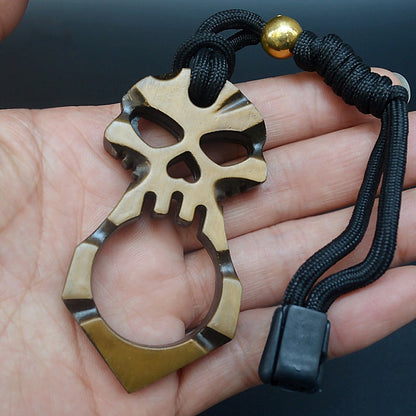 Skull Single Finger Bottle Opener Decor Collectible