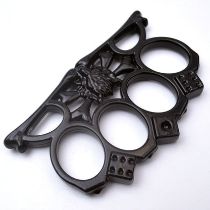 Golden Wolf‑Head Decorative EDC Collectible Tool