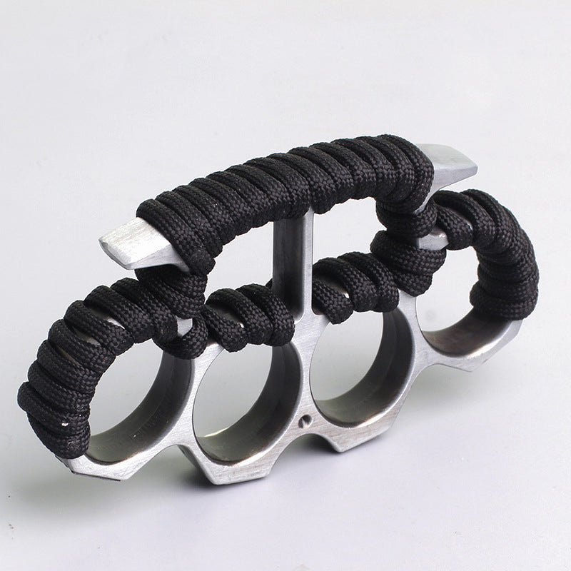 Multicolor Rope‑Wrapped EDC Collectible Pocket Hand Tool