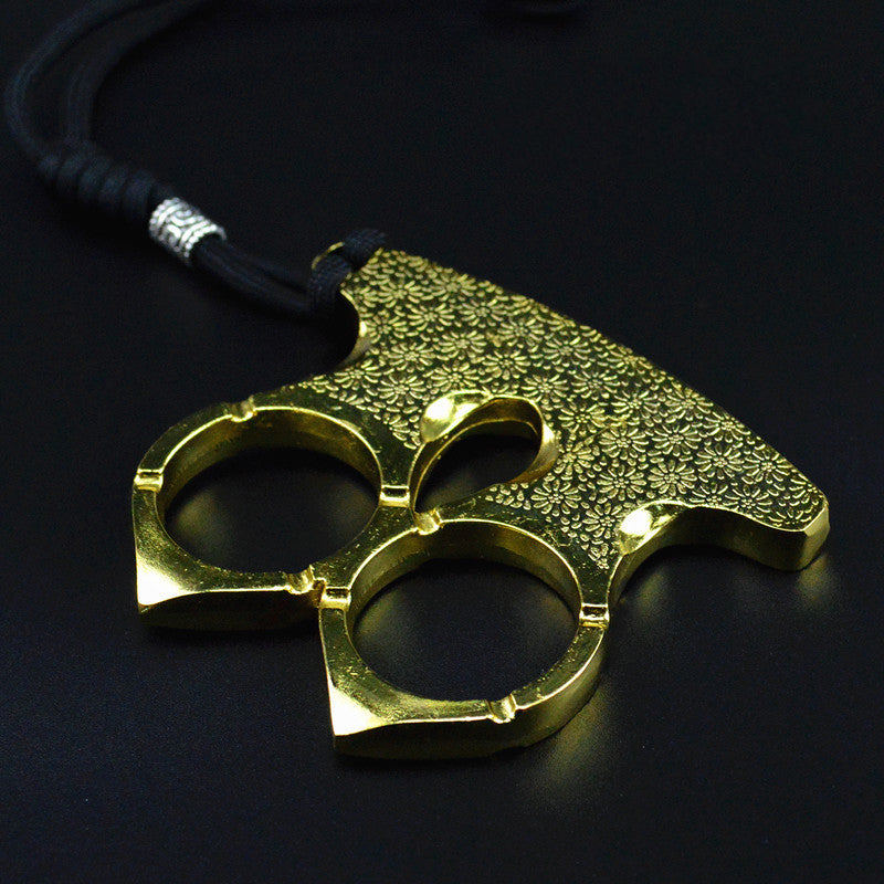 Gold Embossed Zinc Alloy EDC Pocket Collectible