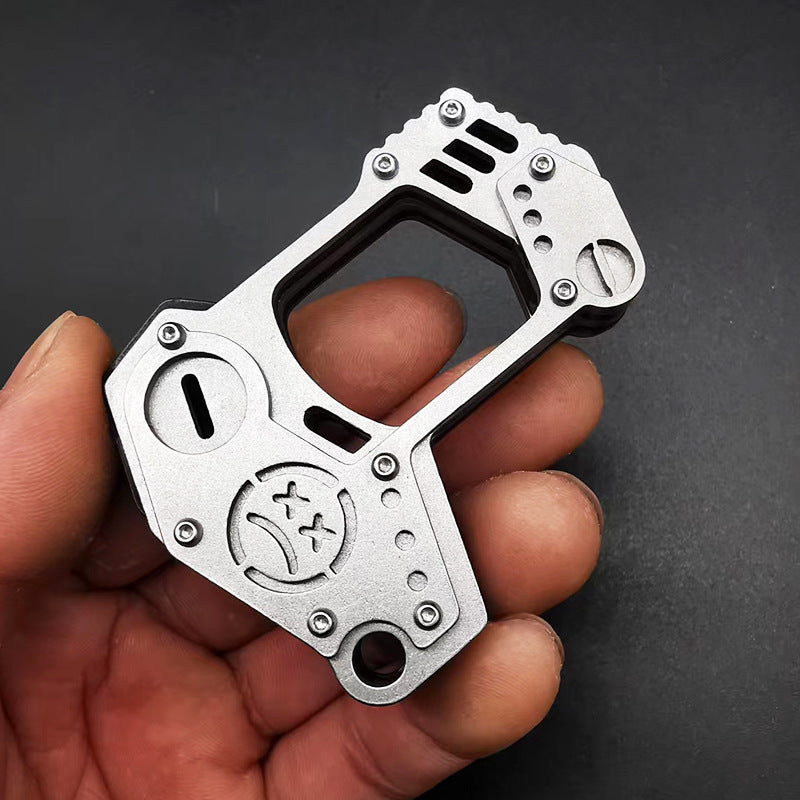 Anello EDC in acciaio C70 Rhino-Tacsafeworld Gadget EDC