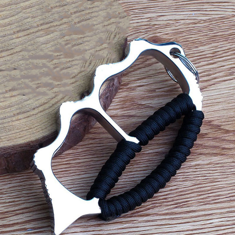 Zinc Alloy Two-Finger Paracord Hobby Decor Collectible