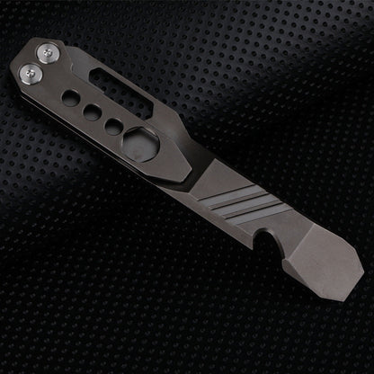TC4 Lega di Titanio Apribottiglie Utensile Multifunzione Portatile EDC