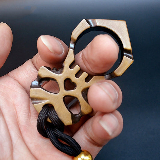 Liebesherz-Loch-Einzelfinger-Totenkopf-Flaschenöffner-Outdoor-Tool