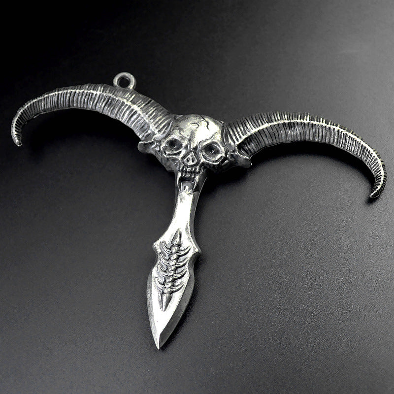 Vintage Zinc‑Alloy Eagle & Sheep Shaped Hobby Keychain Ornament