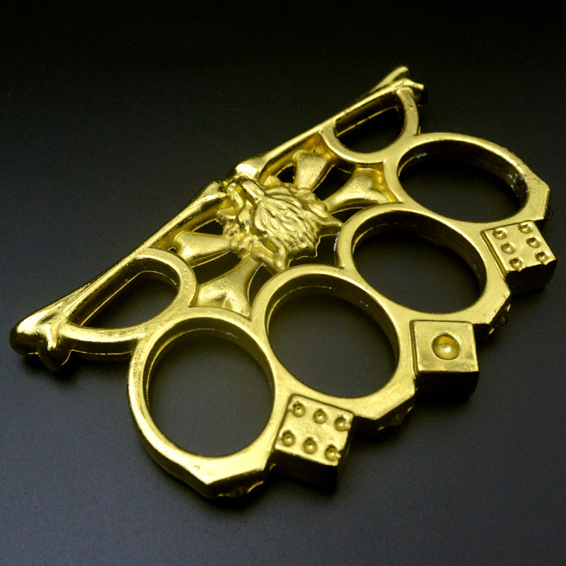 Golden Wolf‑Head Decorative EDC Collectible Tool